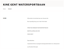 Tablet Screenshot of kine-gent-watersportbaan.be
